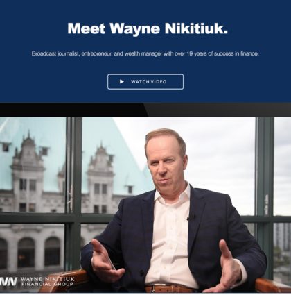 Wayne Nikitiuk Financial Group Brand & Website