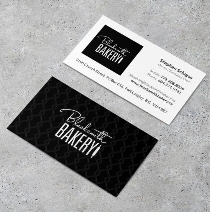 Blacksmith Bakery Branding