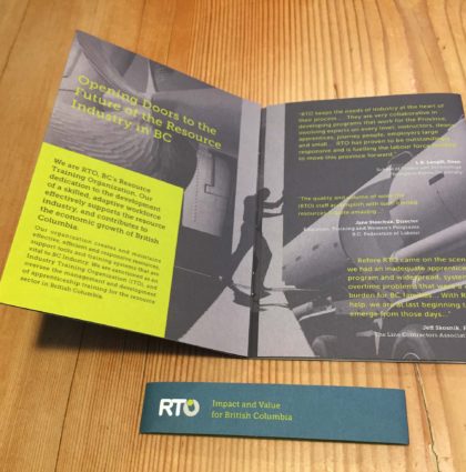RTO – Impact & Value Custom Gatefold Booklet